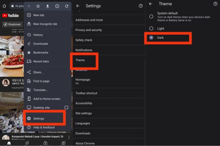 Tips Mengaktifkan Dark Mode di Semua Aplikasi