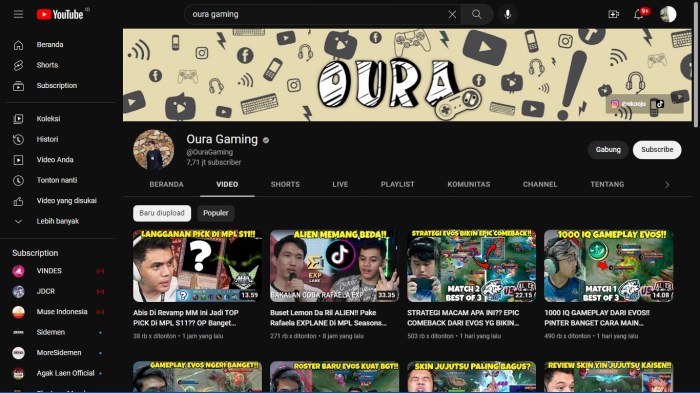 Youtuber Gaming Lokal Rilis Series 