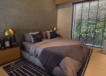 Kamar Tidur El Rumi Bergaya Industrial Modern Seperti Resort Mewah di Rumah Maia Estianty