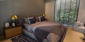 Kamar Tidur El Rumi Bergaya Industrial Modern Seperti Resort Mewah di Rumah Maia Estianty