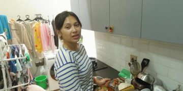 7 Potret Dapur dan Jemuran Mini Rumah Indah, Minimalis dan Menarik