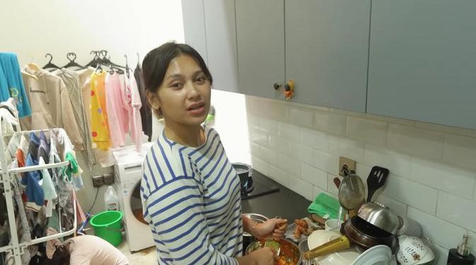 7 Potret Dapur dan Jemuran Mini Rumah Indah, Minimalis dan Menarik