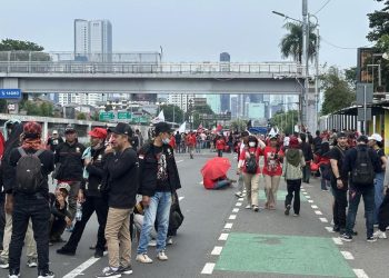Demo Buruh di Depan DPR, Warga Dihimbau Menghindari Jalan Tertentu