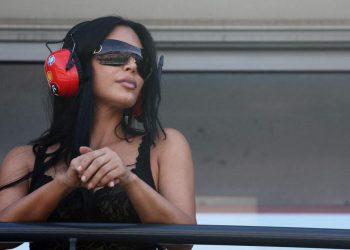 Kim Kardashian Dukung Langsung Lewis Hamilton di F1 Monaco