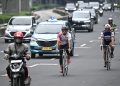 Rekayasa Lalu Lintas oleh Dishub Saat Yellow Run di Jakarta