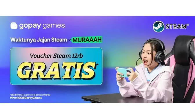 Beli Steam Wallet untuk Nabung Game Impian Gampang Banget di GoPay