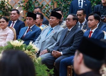 Nikahan Anak Boy Thohir, Prabowo dan Jokowi Duduk Bersebelahan