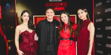 Glamor Caitlin Halderman dan Teman-teman di Red Carpet Jakarta Undercover Members Only