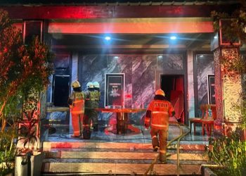 Posko GRIB Jaya Jakbar Terbakar Senin Dini Hari