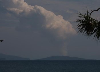 Tinggi Gunung Anak Krakatau Pasca 2018 Masih Belum Memicu Tsunami