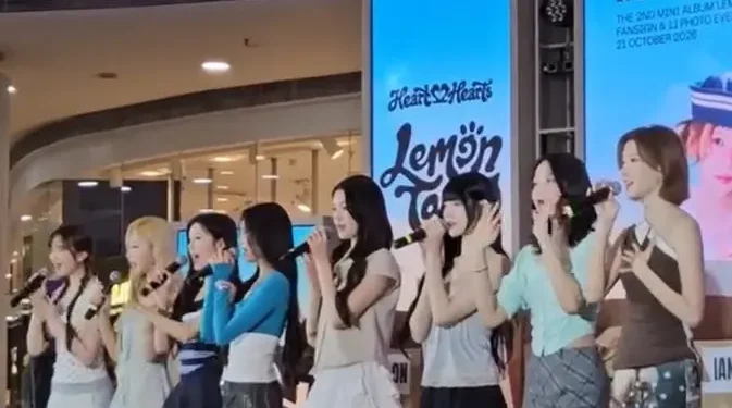 Meriahkan Fansign Publik Lemon Tang, Hearts2Hearts Sapa Hachu di Indonesia