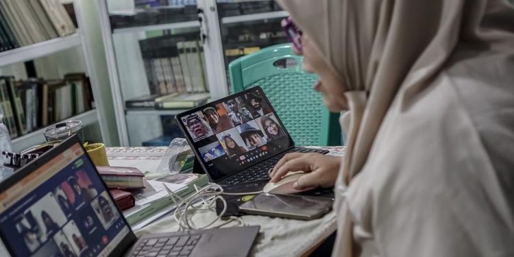 Mekanisme PJJ Pesantren oleh Kemenag di Tiga Pulau Terdampak Karhutla